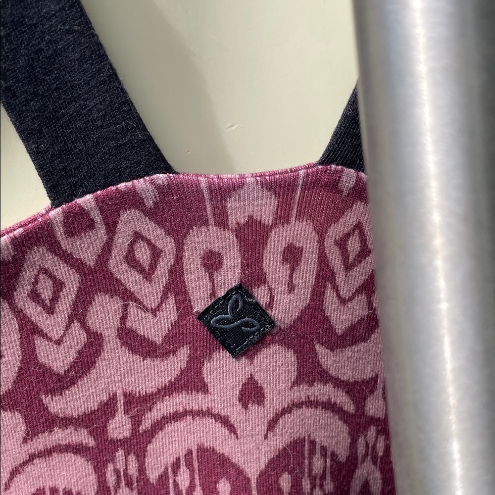 Prana Pink and Black Paisley Midi Dress - Picture 5 of 10